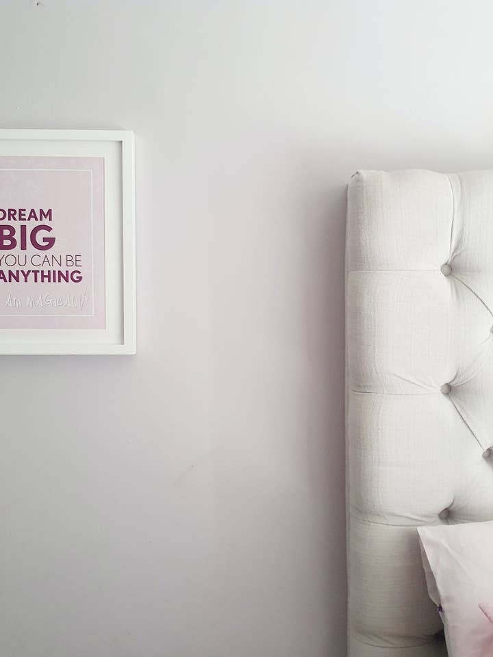 Positive quote wall print | BLUSH PINK | I AM MAGICAL A4 for wholesale by Emily and Eve