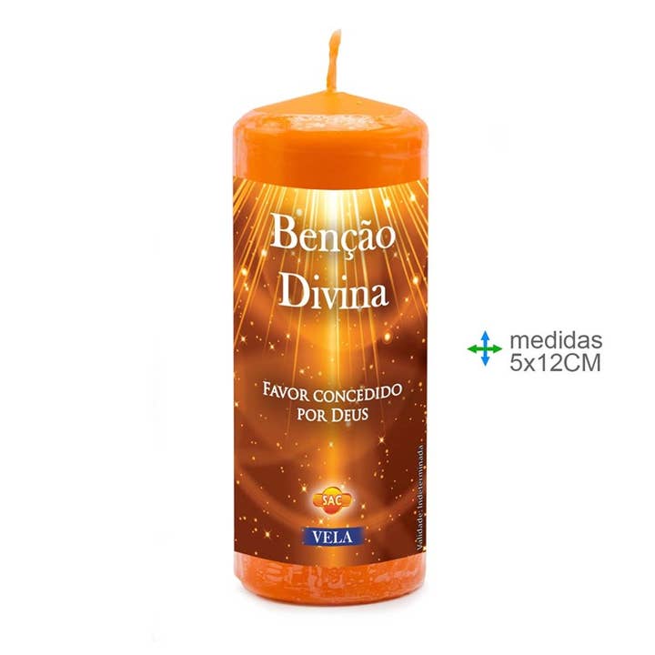 Divine Benção Kaars 12x4,5 cm (12 stuks) voor wholesale door Esoterica Arte