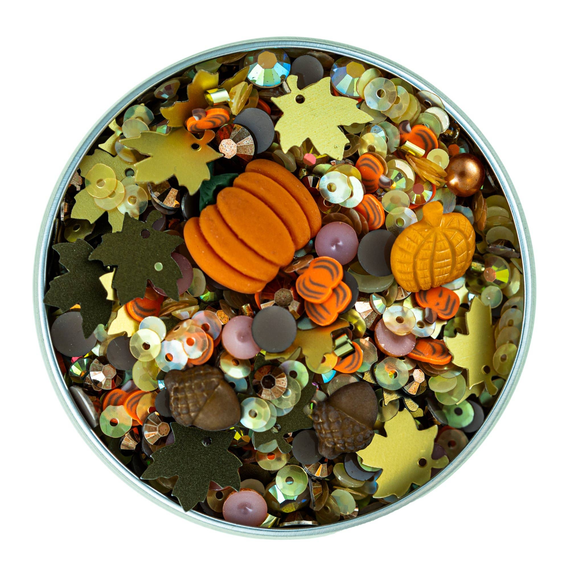 Buttons Galore & More - Vendita all'ingrosso Attrezzature per lavoretti e fai da te - Fall Shaker Elementz, mix di decorazioni per Slime & Crafts1