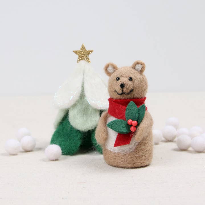 Benzie Design - Wholesale Craft Sewing Kit - Needle Felting Kit, Babba Bear
