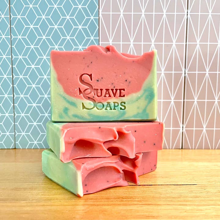 Suave Soaps - Wholesale Bar Soap - Watermelon Goat Milk Soap
