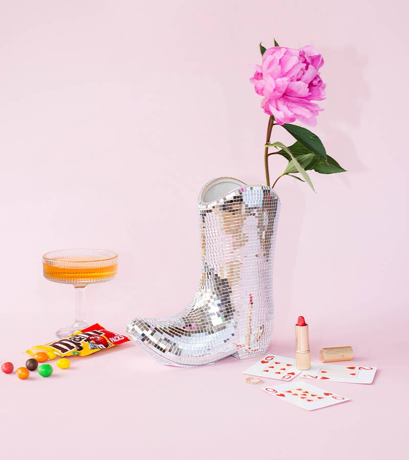 L'expressionist – wholesale Vase – Santiago disco vase2