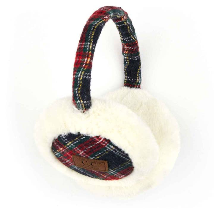 MiMi Wholesale - Wholesale Earwarmers/Ear Muffs - Women's - EM2339 Plaid Pattern Earmuffs