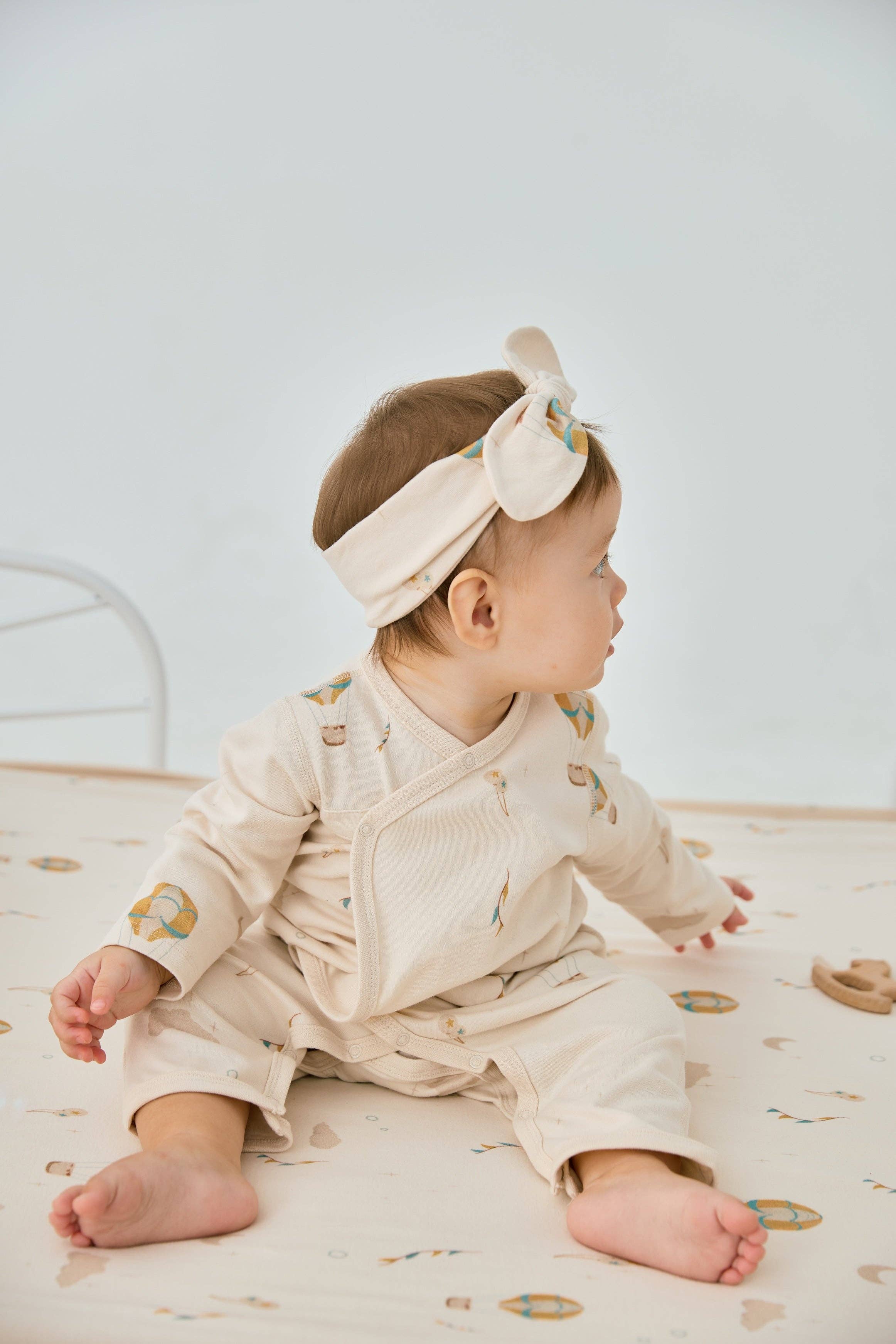 Norsu Organic - Wholesale Sleepsuit - Baby - Baby Organic Kimono Bodysuit-Fantasy2