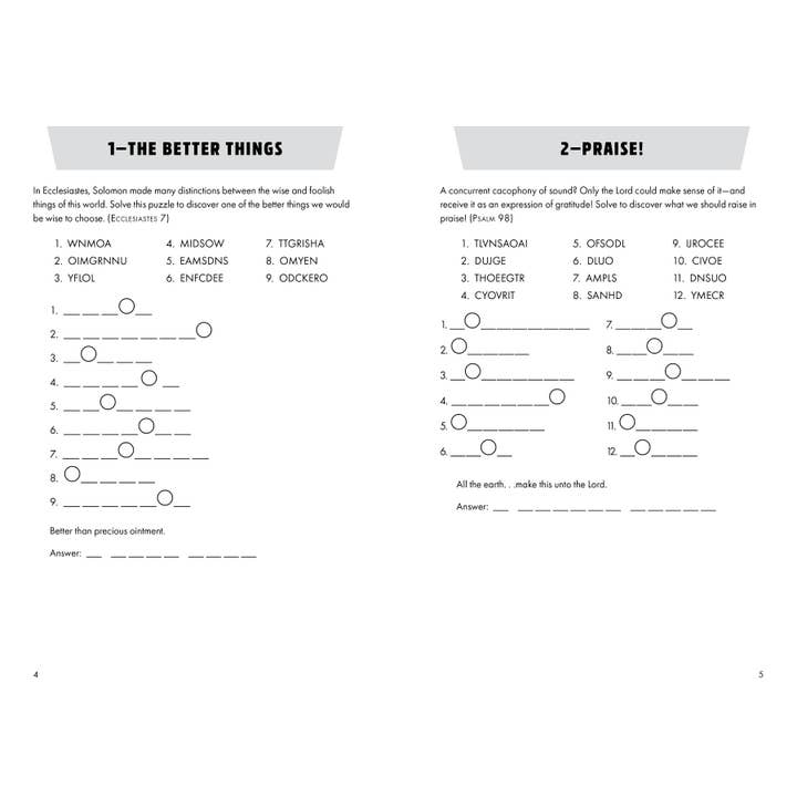 Barbour Publishing, Inc. - Wholesale Book - Adult - Bible Word Scrambles : More Than 200 Puzzles!