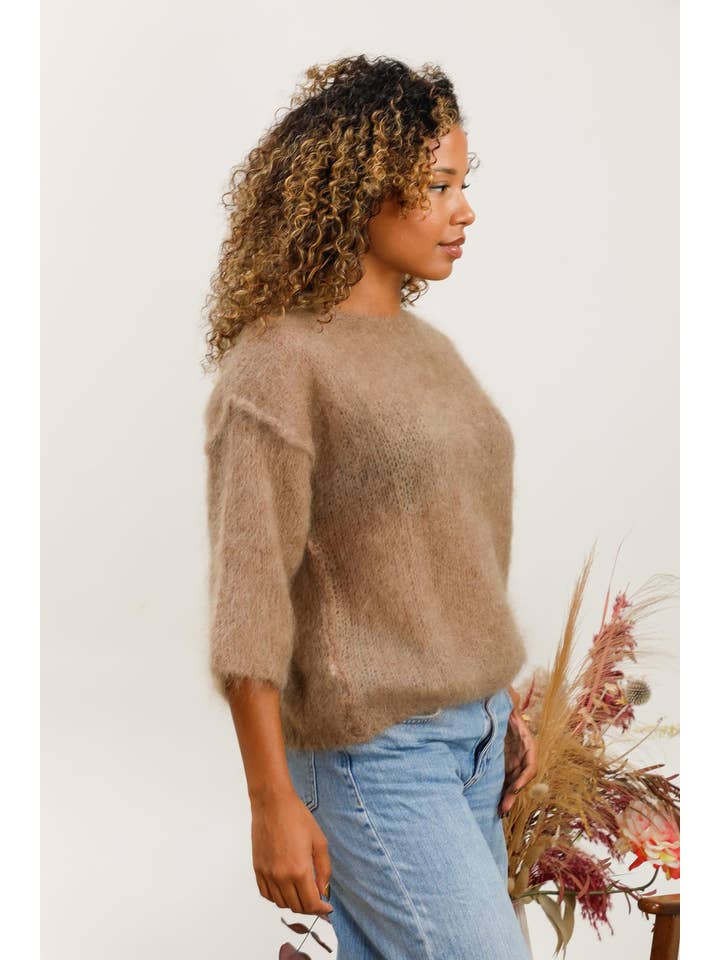 LÉA & LUC - Wholesale Knitted jumper – Women′s - Mohair sweater REF. 2157620