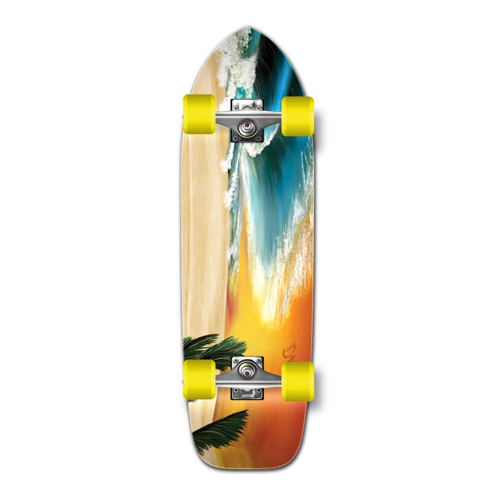 Yocaher Old School Komplett Longboard - Strand für den Großhandel von Yocaher Skateboards