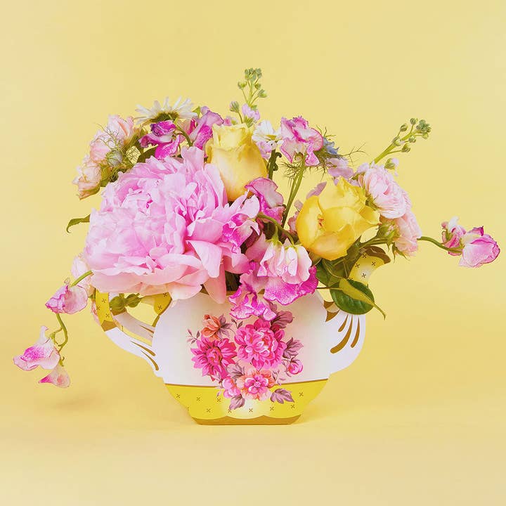 Talking Tables USA - Wholesale Vase - Floral Teapot Vase | Tea Party |3