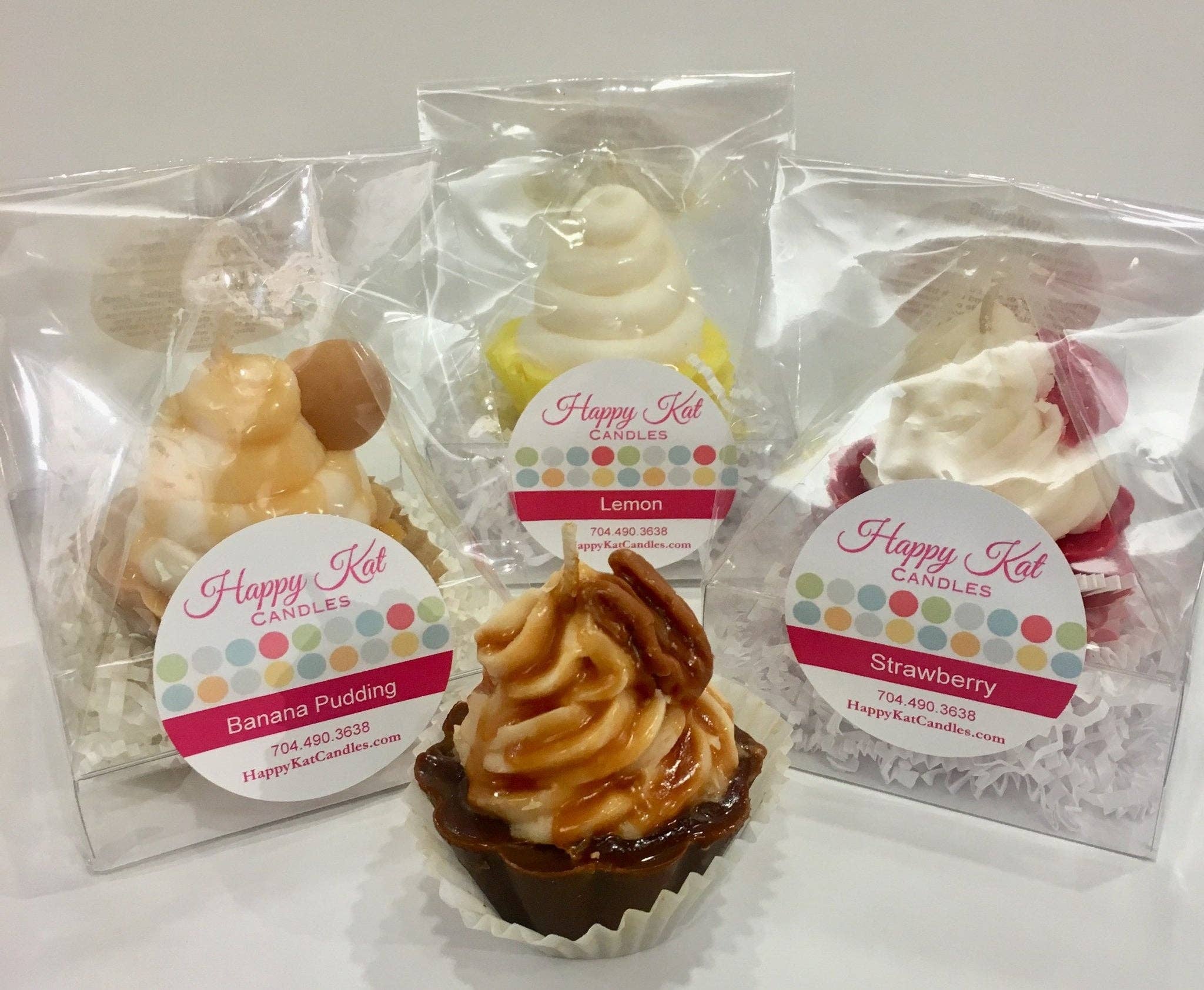 Happy Kat Candles - Wholesale Novelty Candle - Bourbon Butter Pecan Cupcake Candle2