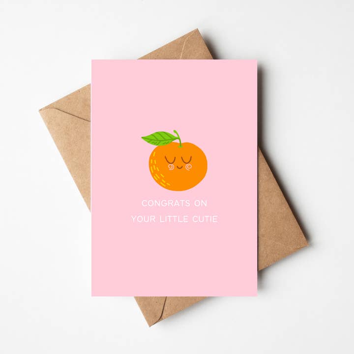 Congrats on Your Little Cutie for wholesale by Howdy Stranger Studio