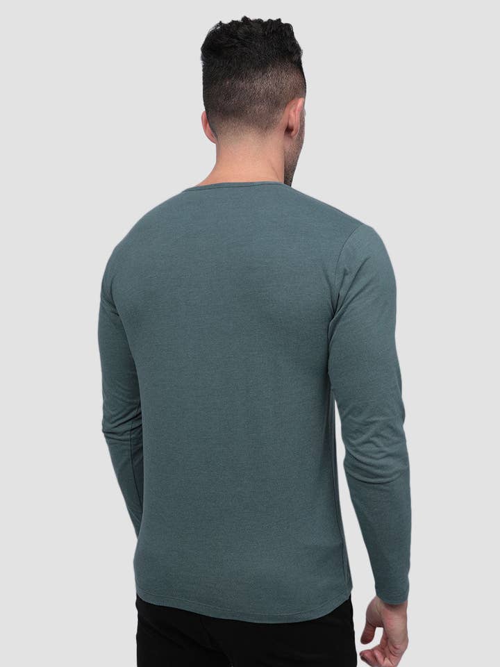 INTO THE AM – Großhandel T-Shirt – Herren – Langarm-Henley-Shirt für Herren (Marke)53