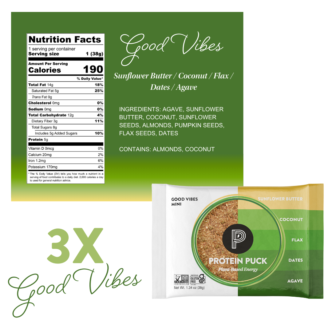 Protein Puck - Vente Barres de céréales - Barres protéinées à base de plantes - Mini assortiment5