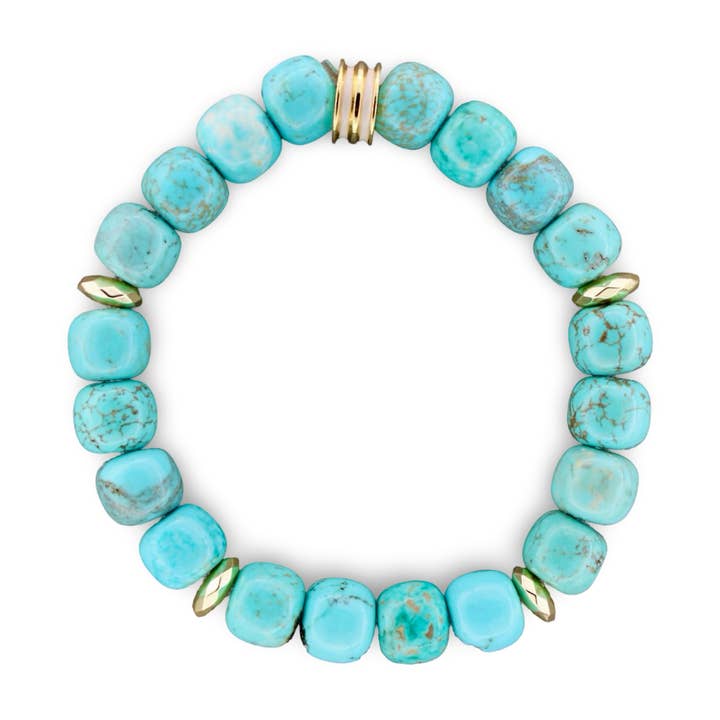 Turq Bracelet for wholesale by Traci's Beads