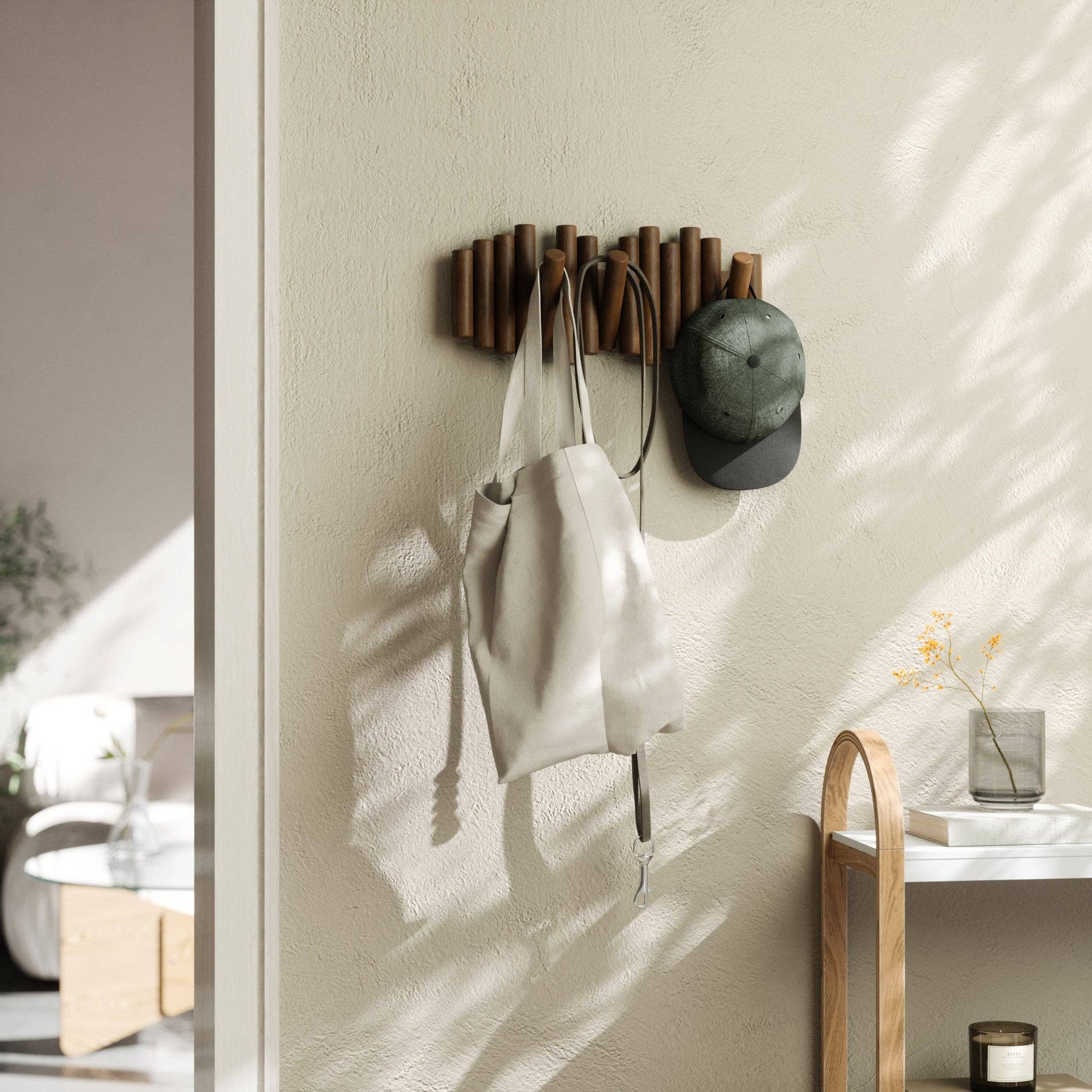 Umbra - Wholesale Wall Hook - Picket Wall-Mounted Coat Rack Rail Hook2