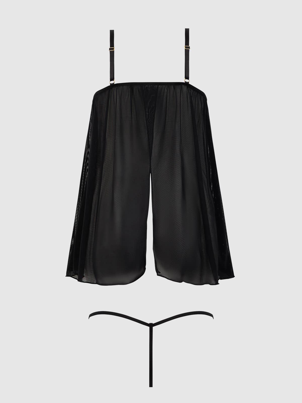 House of Desire - Wholesale Lingerie Set - Women's - ASHLEY ALEXISS LACE & MESH BABYDOLL & G-STRING SET8