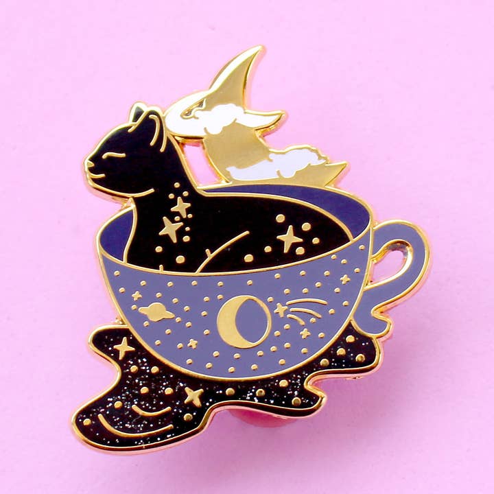 Galaxy Teetasse Katze für den Großhandel von Glitter Punk