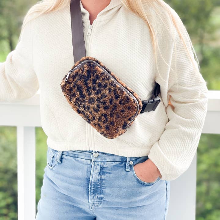 Babs + Birdie - Wholesale Belt Bag - Women's - Sherpa Belt Bag | Sling Bag | Waist Bag7