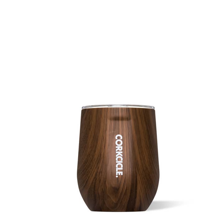 CORKCICLE - Wholesale Insulated Mug/Tumbler - Stemless - 12oz Walnut Wood1