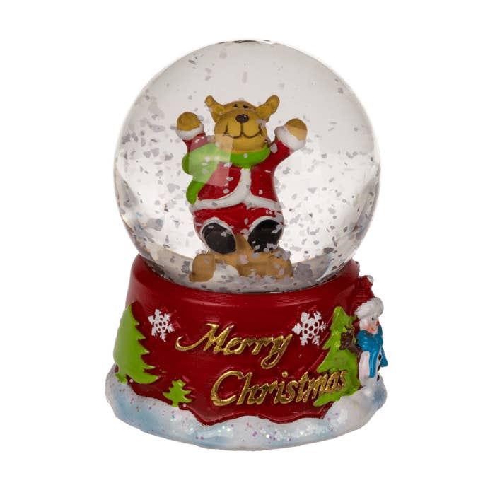 Out of the blue KG - Wholesale Christmas Decoration - Polyresin snow globe, Merry Christmas,2