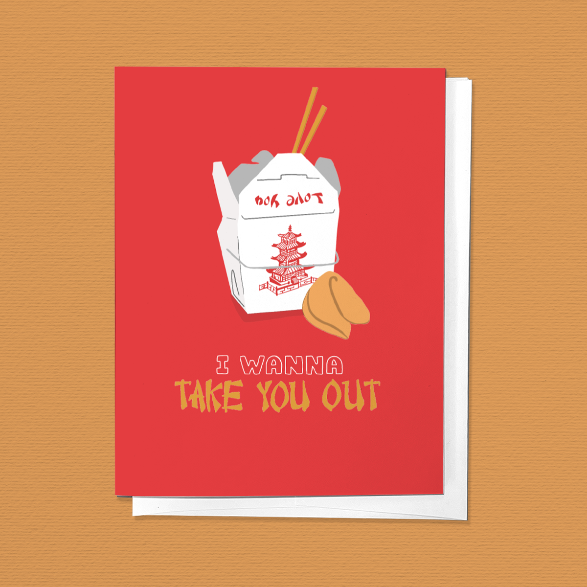 Parcel Island – wholesale Valentine's Day card – I Wanna Take You Out Chinese Valentine's Day Greeting Card2