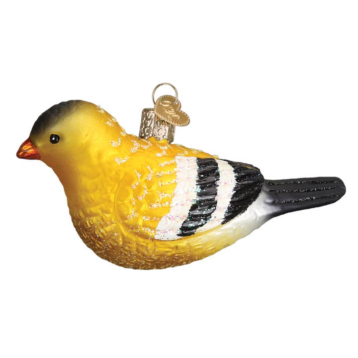 Old World Christmas - Wholesale Ornament - American Goldfinch Ornament1