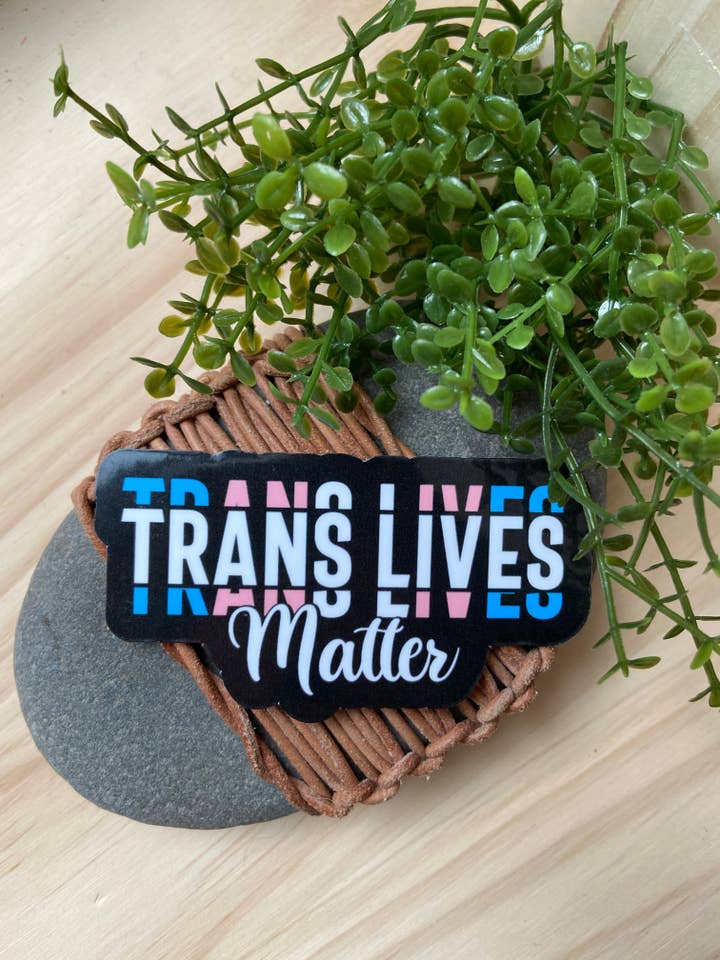 La vie des personnes trans compte pour la vente par Carey Dailey Creations