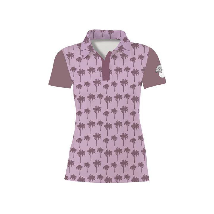 Palm Women's polo for wholesale by Chippopotamus Inc