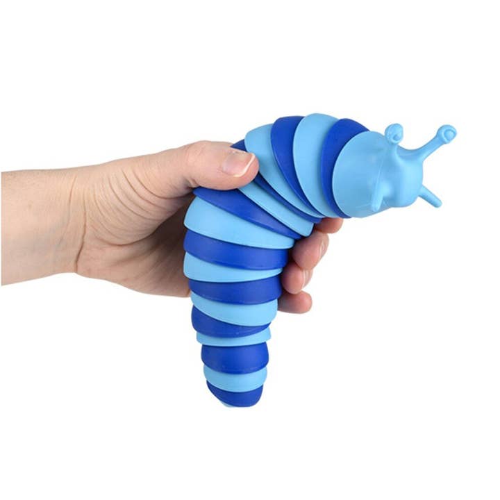 Holiday Farm - Wholesale Fidget Toy - Kids - Light-Up Wiggle Sensory Fidget Slug Kids Toy- In Bulk1
