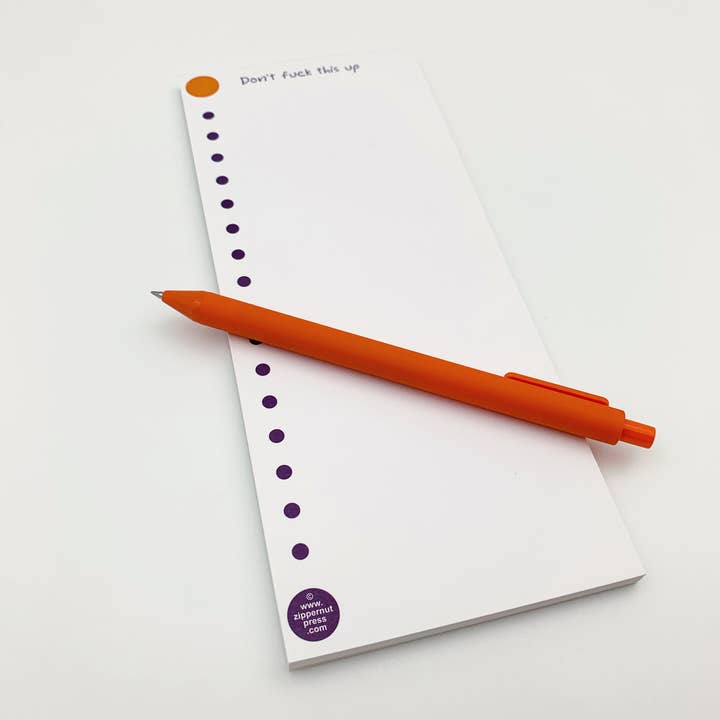 Zippernut Press™ - Vendita all'ingrosso Bloc notes - Blocco note «Non rovinare questo»