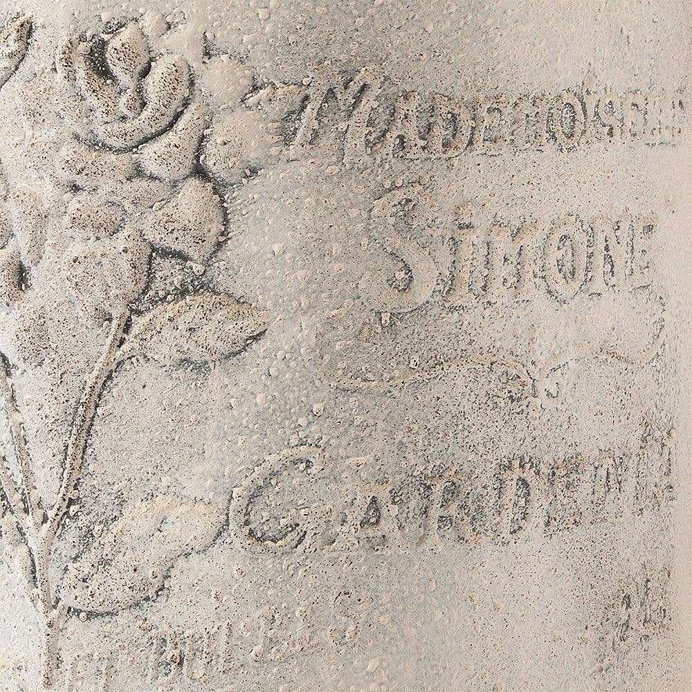 Clayre & Eef - Wholesale Trashcan/Trash Bin - 6Y2370 Pedal Bin 12000 ml White Iron Round Waste Paper1