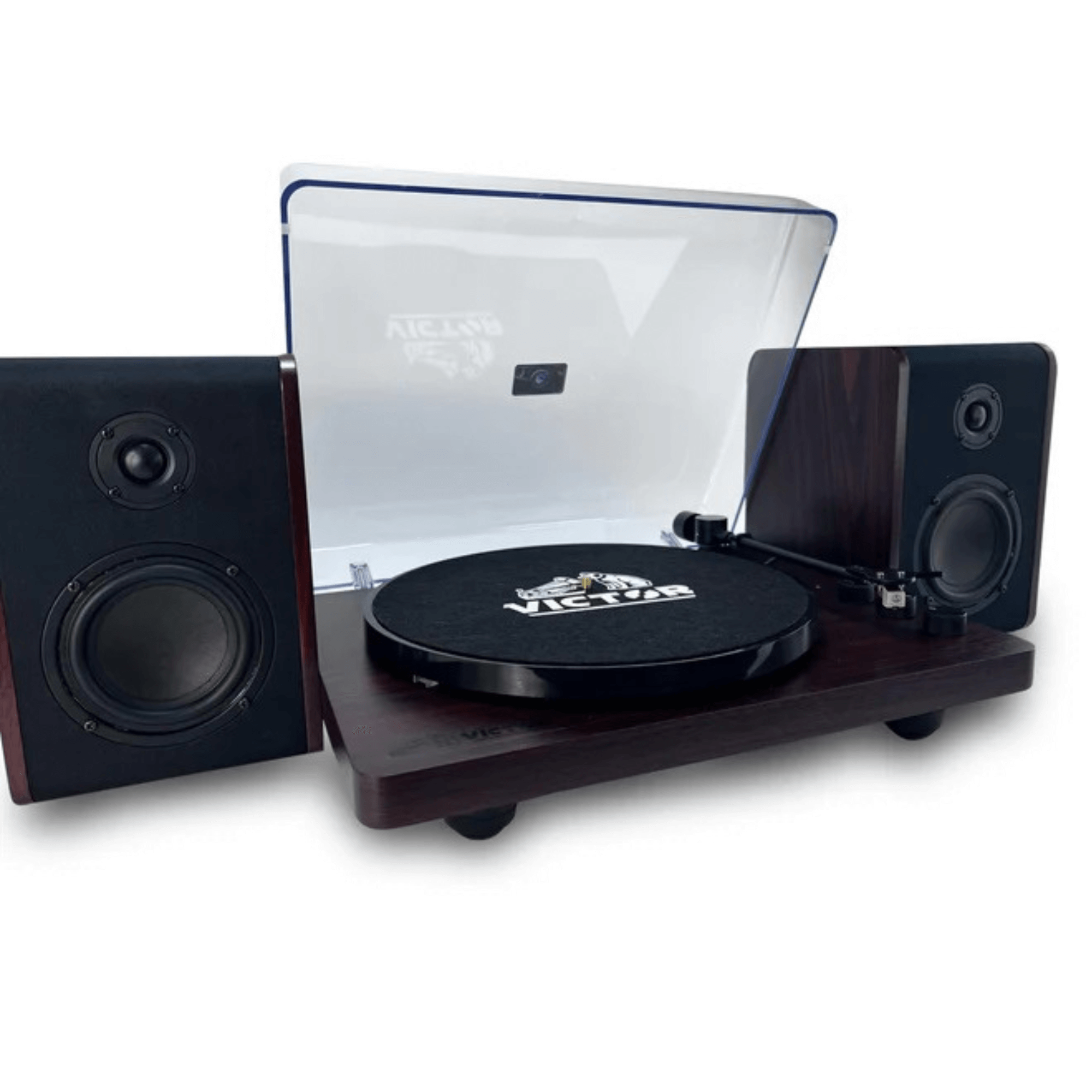 JupiterGear Home - Wholesale Speakers - Victor Lincoln Record Player with 3 Speeds, Stereo Speakers10