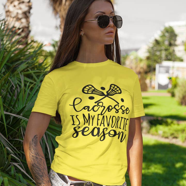 Camiseta Lacrosse is my favorite season para venta al por mayor de Perfectly Diverse Trendz, LLC