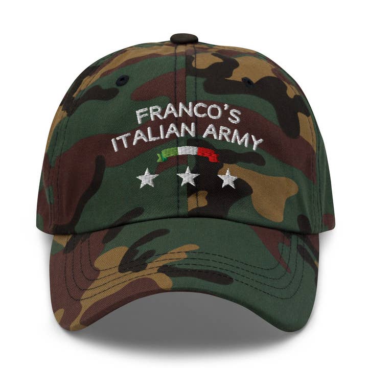 Franco's Italian Army - Geborduurde vadermuts voor wholesale door Yinzylvania