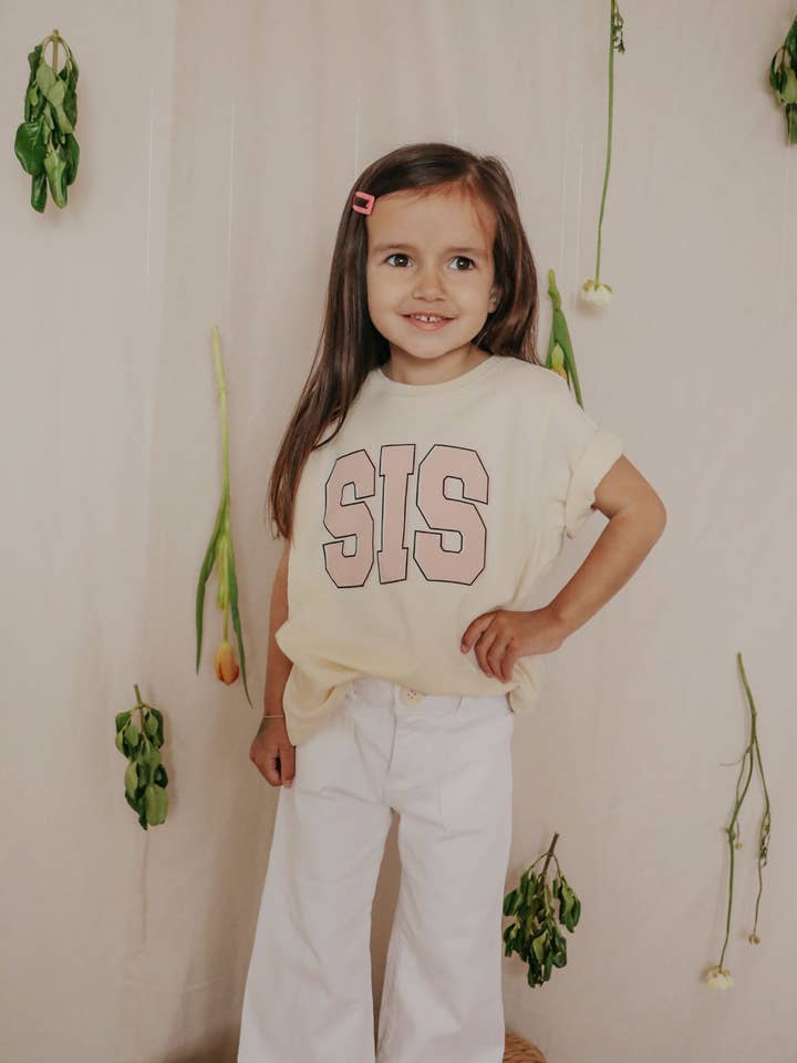 Sis Toddler Graphic Tee for wholesale by CHARLIE SOUTHERN