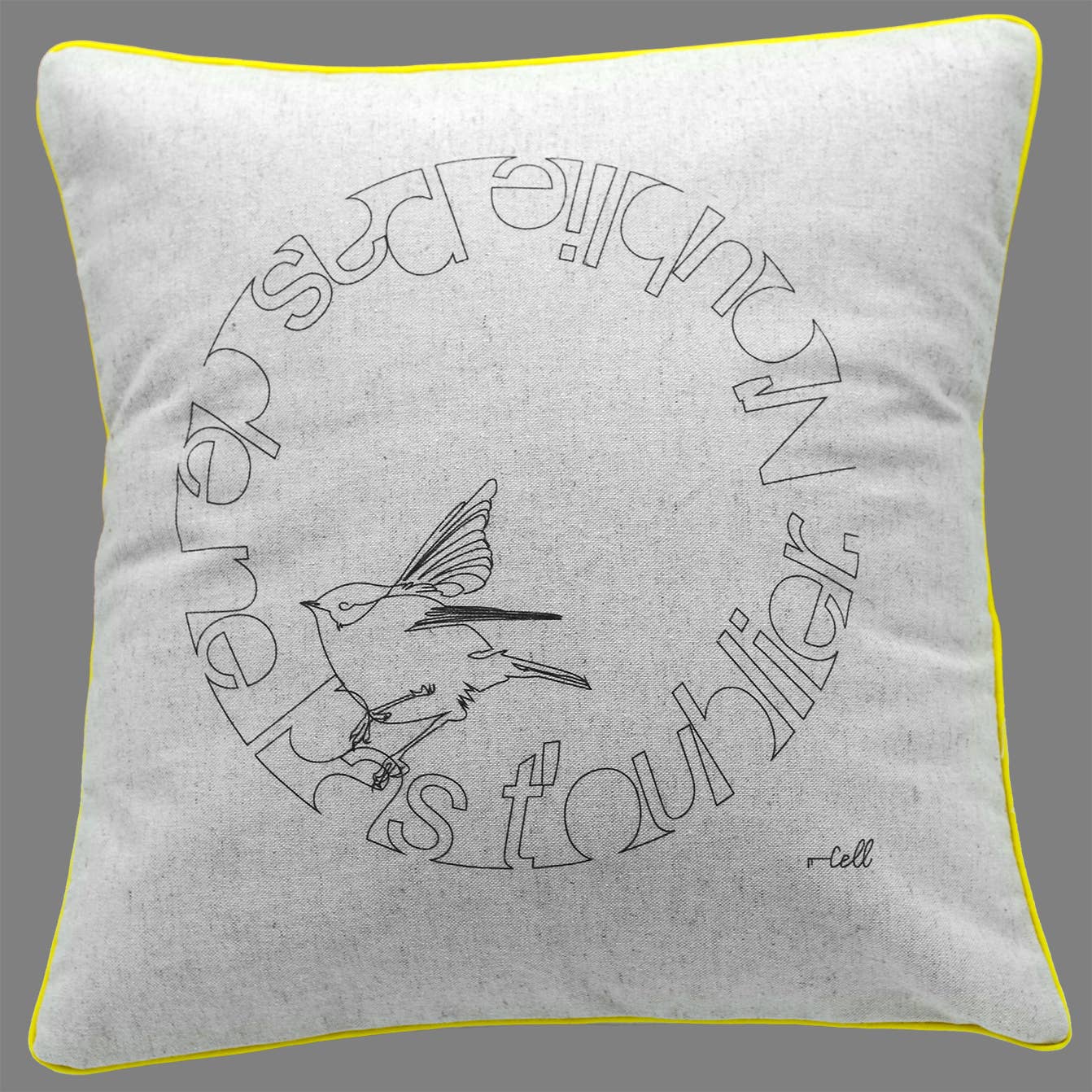 Cosette et les lys - Wholesale Throw Pillow Cover - Virtuous Birdhouse — Textile Art Cover1