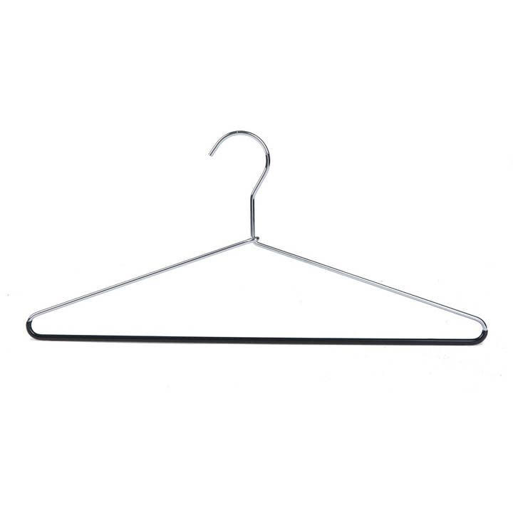 Quality Hangers - Wholesale Clothes Hangers - 8882 Metal Hanger with Black PVC coating on Bottom5