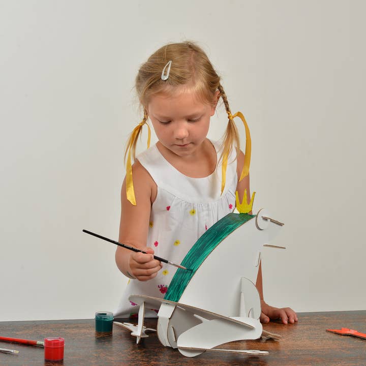 Annahouse – wholesale DIY craft kit – Child – Frog model kit, cardboard toy for construction&painting, 3D