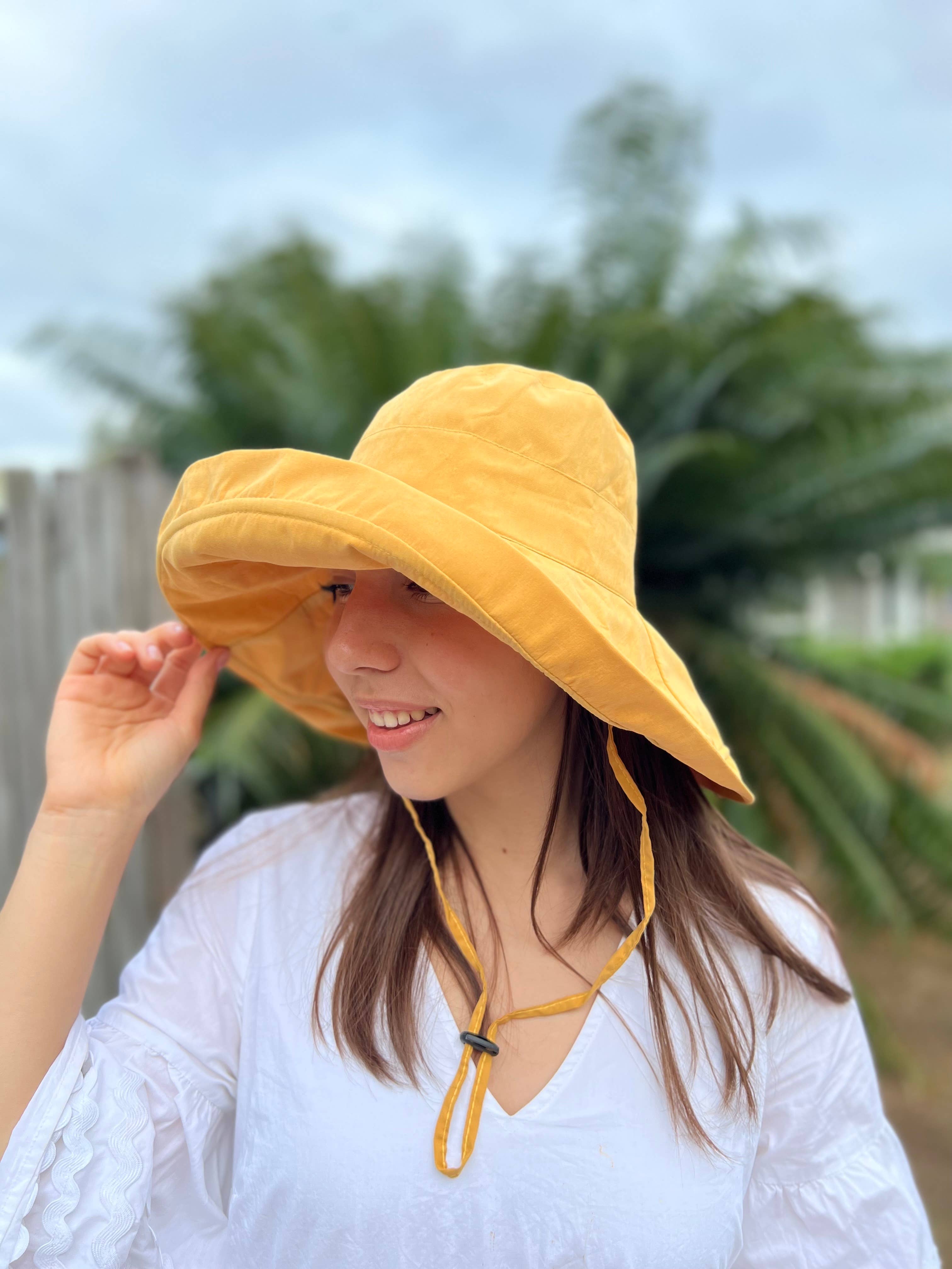 Lelaffet - Vendita all'ingrosso Cappello da pescatore - Donna - Cappello da donna con visiera morbida, misura regolabile per adattarsi a tutte le teste 0