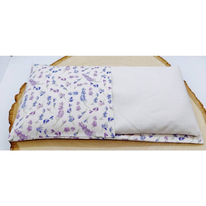Wellness & Oils - Wholesale Spa/Therapy Pillow - Lavender Eye Pillow with Washable Cover-Beige Lavender 3