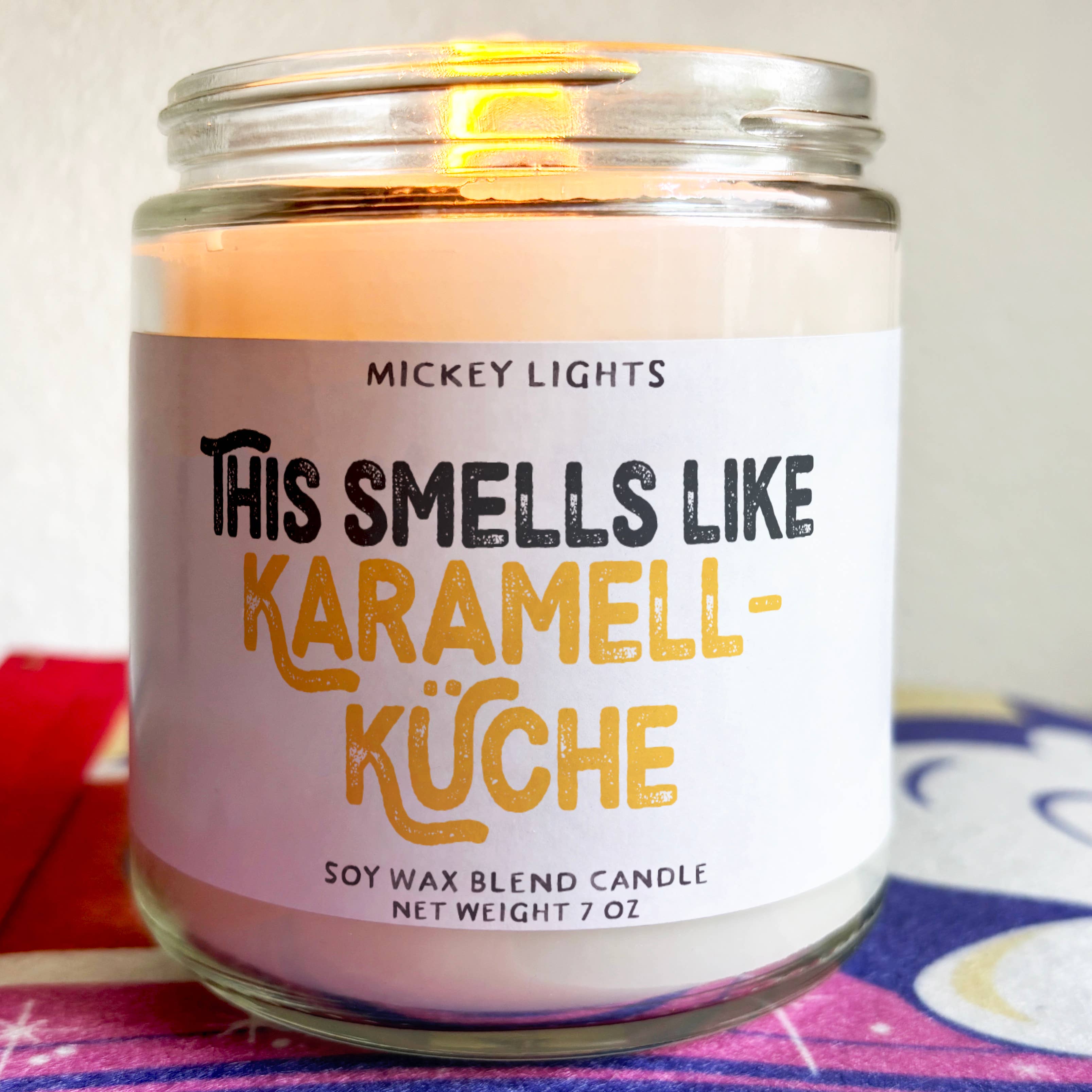 Theme Park Candles - Wholesale Jar/Filled Candle - Karamell-Kuche | 7 oz Soy Blend Candle3