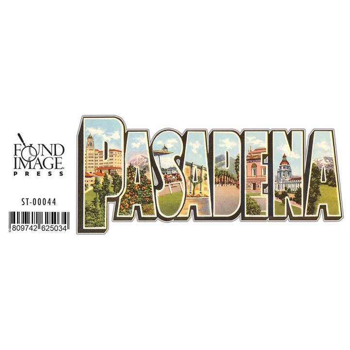 Found Image Press - Wholesale Sticker - Sticker ST-44 Pasadena, California
