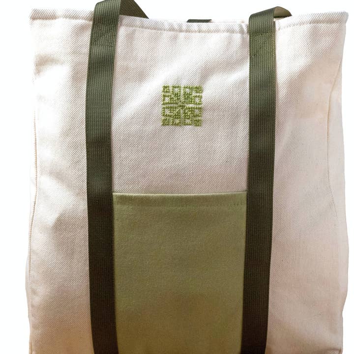 Darzah - Wholesale Tote Bag - Women's - Liyana Market Tote - Green1