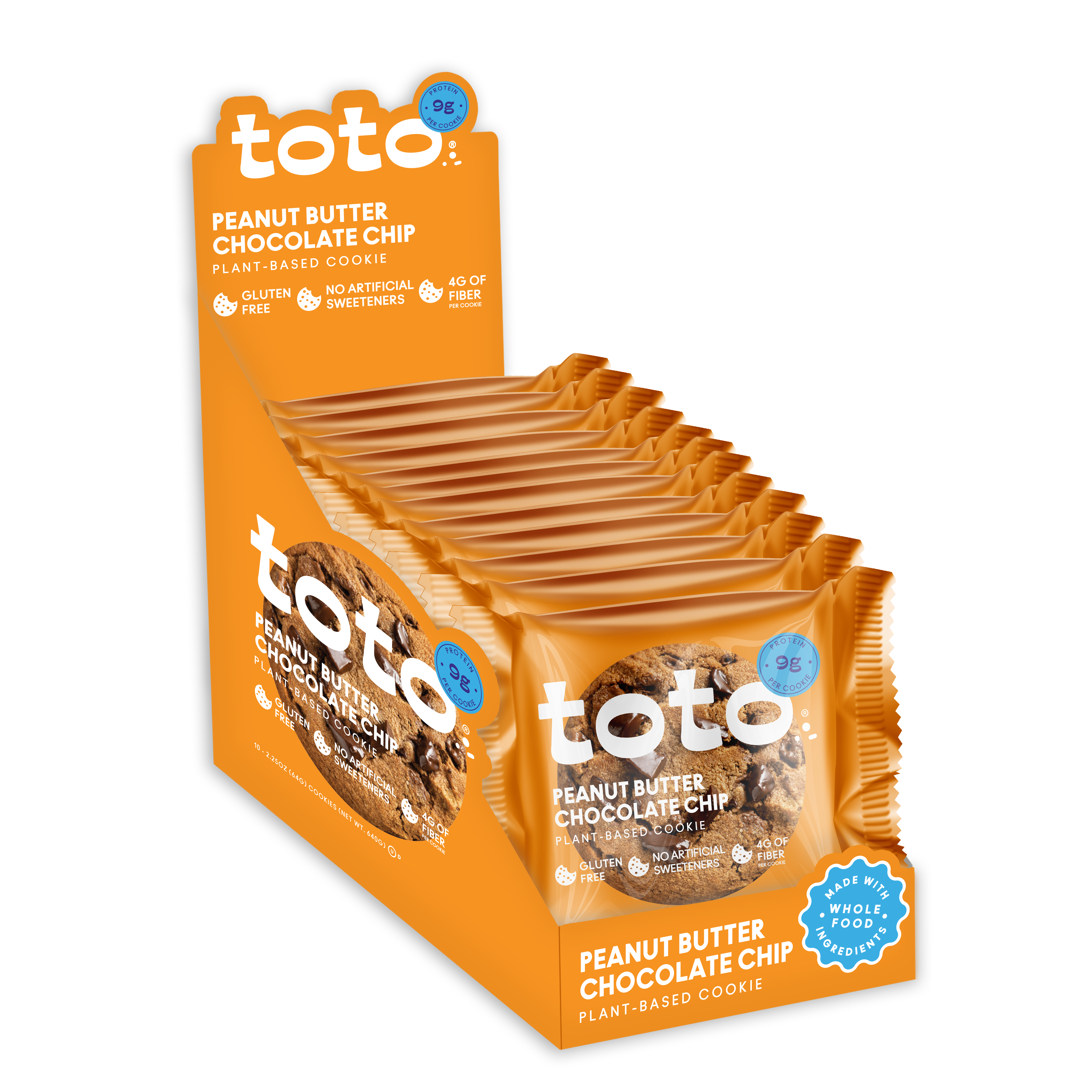 Toto - Wholesale Cookie - Peanut Butter Chocolate Chip (10 pack)1