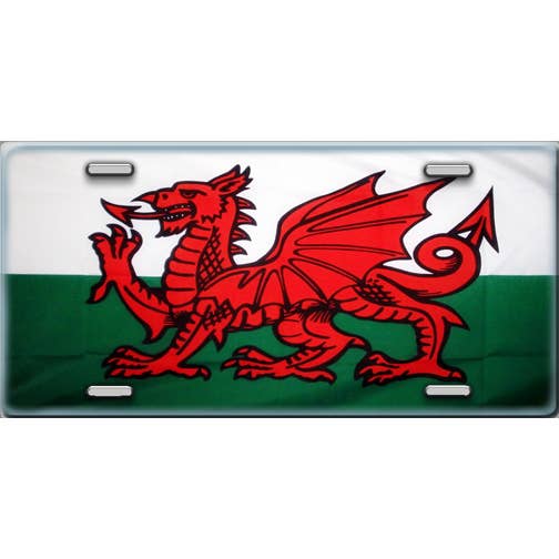 Nummernschild des walisischen Drachen für den Großhandel von Make It Yours