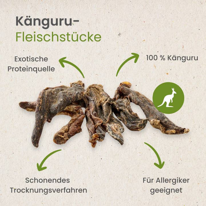 Kauartikel.com GmbH - Wholesale Pet Bone/Rawhide - Dog - Kangaroo meat pieces3