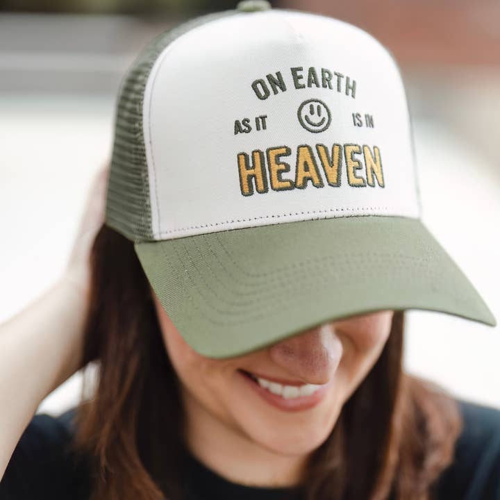 Jenessa Wait - Wholesale Trucker Hat - Unisex - Hat: On Earth as it is in Heaven
