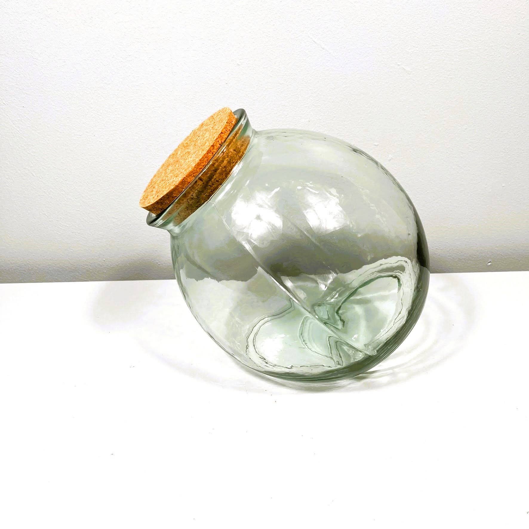 Jarapa - Wholesale Terrarium - 26cm Angle Terrarium with Cork Lid (1/case)