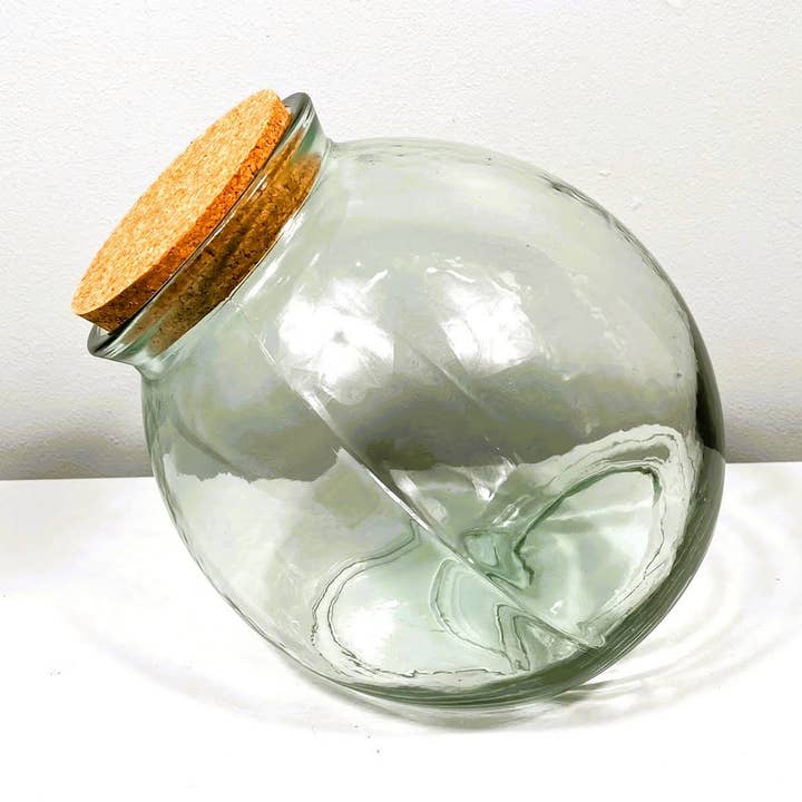 Jarapa - Wholesale Terrarium - 26cm Angle Terrarium with Cork Lid (1/case)0