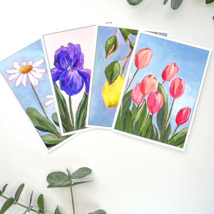 The Contours Collection 5x7" lykønskningskort for engroshandel hos Shelly Cluff Art