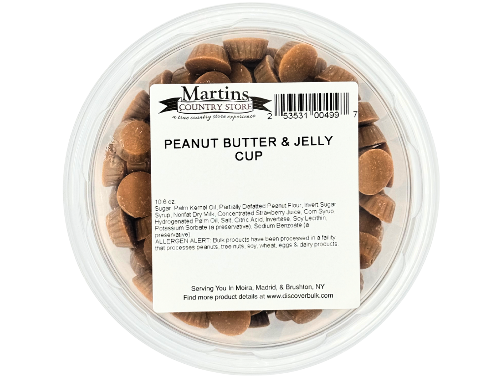 Martin's Country Store LLC – wholesale Chocolate – PEANUT BUTTER & JELLY CUP 10.6oz3